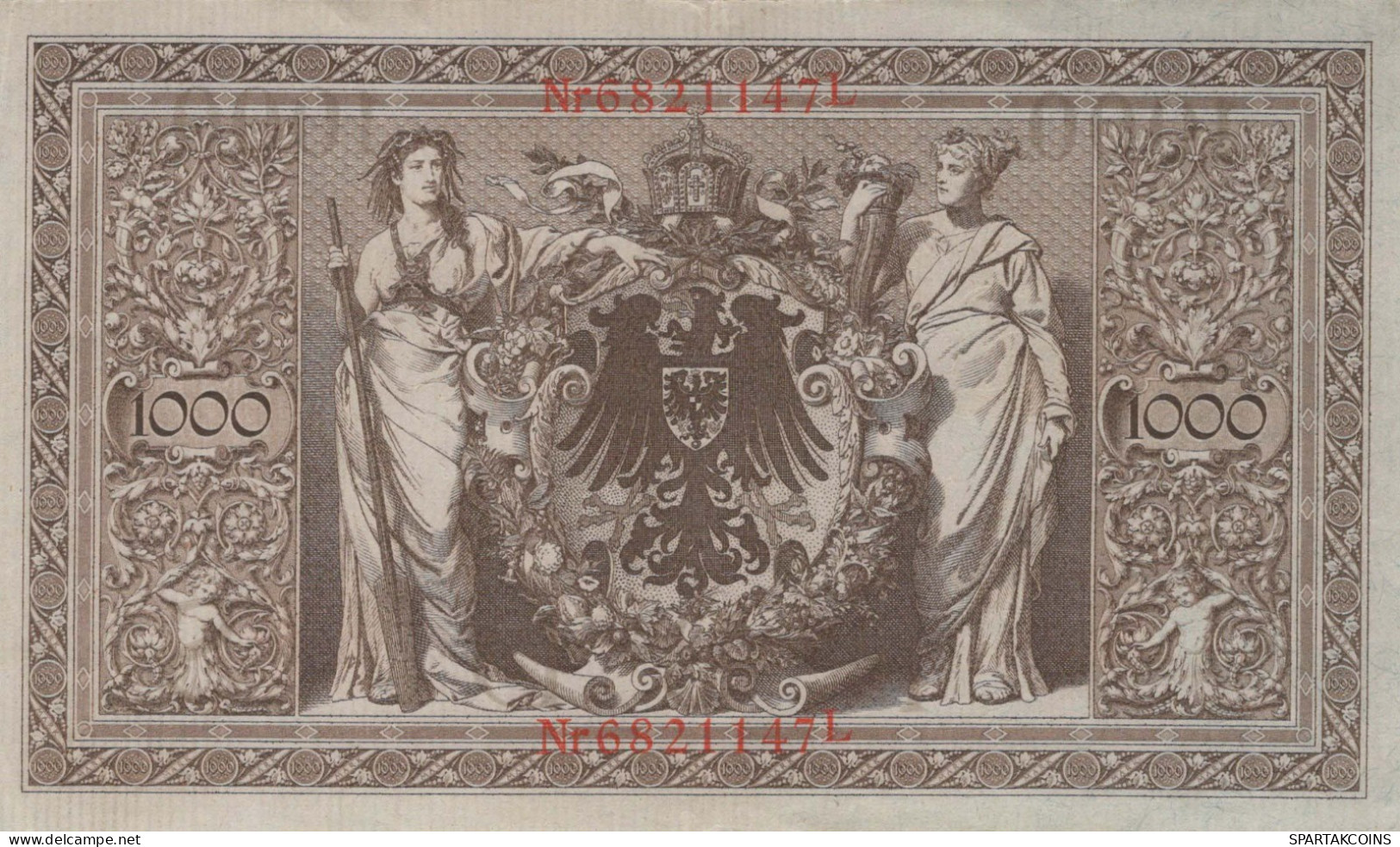 1000 MARK 1910 DEUTSCHLAND Papiergeld Banknote #PL288 - [11] Local Banknote Issues