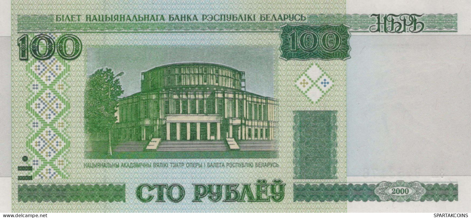 100 RUBLES 2000 BELARUS Papiergeld Banknote #PJ306 - [11] Local Banknote Issues