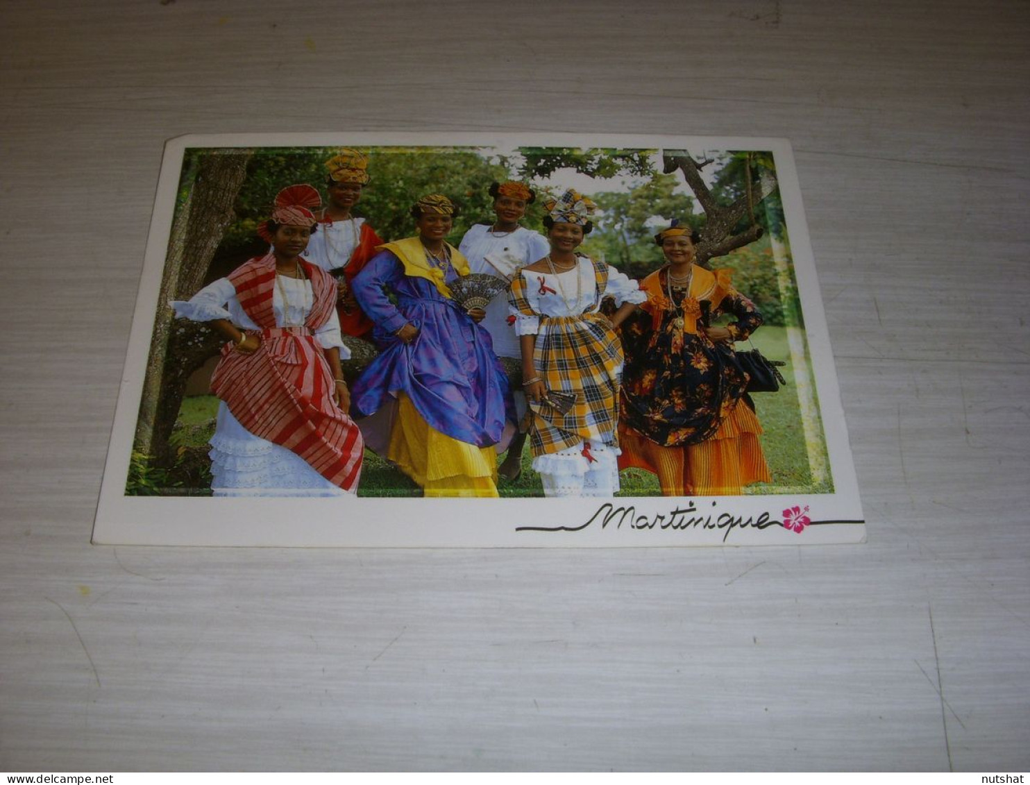 CP CARTE POSTALE MARTINIQUE COSTUMES TRADITIONNELS - ECRITE - Sonstige & Ohne Zuordnung