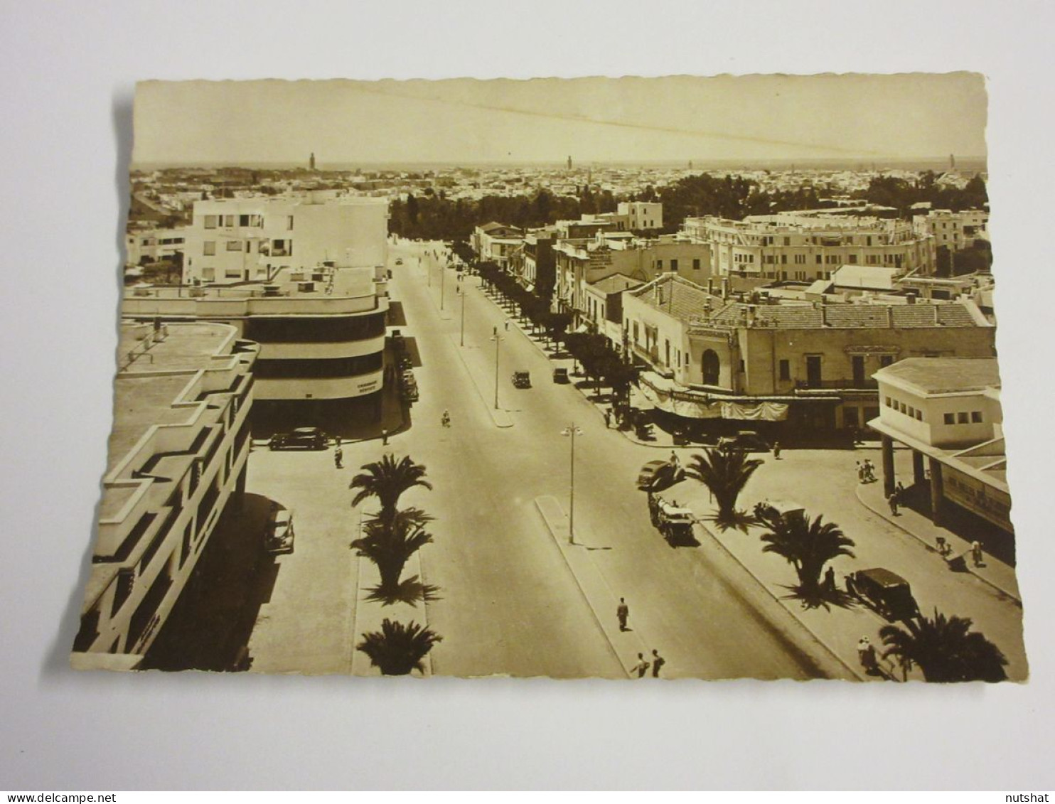 CP CARTE POSTALE MAROC MEKNES AVENUE MEZERGUES - Vierge - Meknes