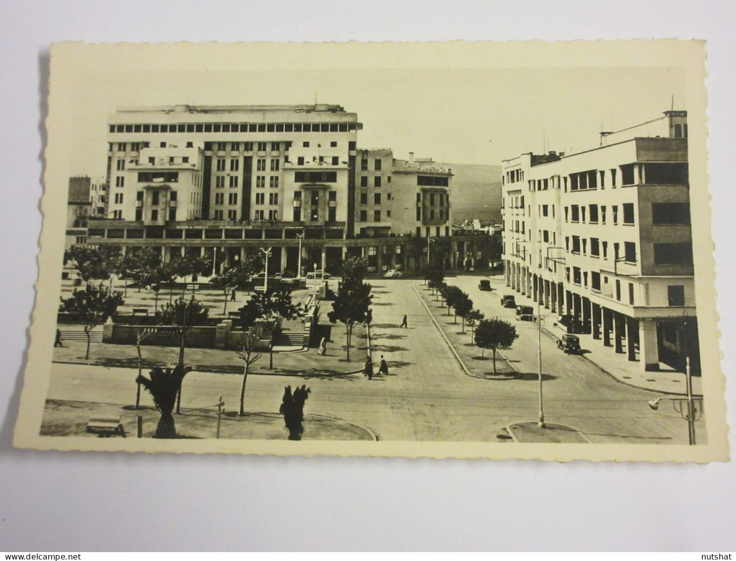 CP CARTE POSTALE MAROC FES PLACE LYAUTEY VUE Sur BATIMENTS - Vierge - Fez