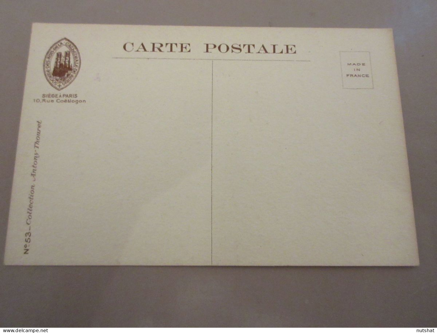 CP CARTE POSTALE MARNE 53 CATHEDRALE De REIMS DESTRUCTIONS BRAS SUD Du TRANSEPT  - Reims