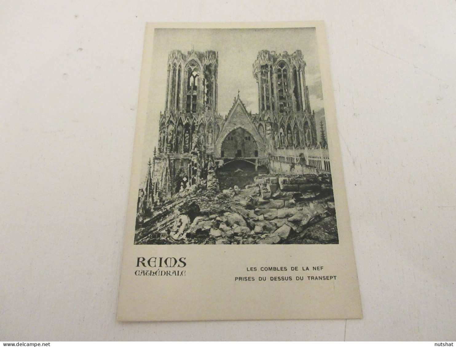 CP CARTE POSTALE MARNE 47 CATHEDRALE De REIMS COMBLES De La NEF VUE De DESSUS    - Reims