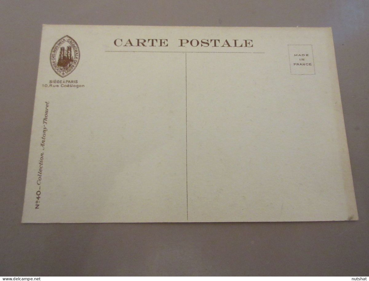 CP CARTE POSTALE MARNE 40 CATHEDRALE De REIMS CHAPELLE ABSIDALE DEBRIS STATUES   - Reims