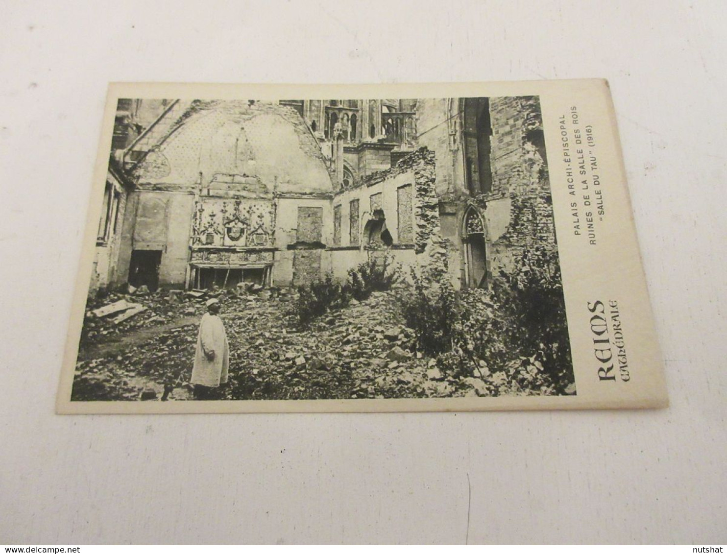 CP CARTE POSTALE MARNE 39 CATHEDRALE De REIMS RUINE De La SALLE Des ROIS En 1916 - Reims