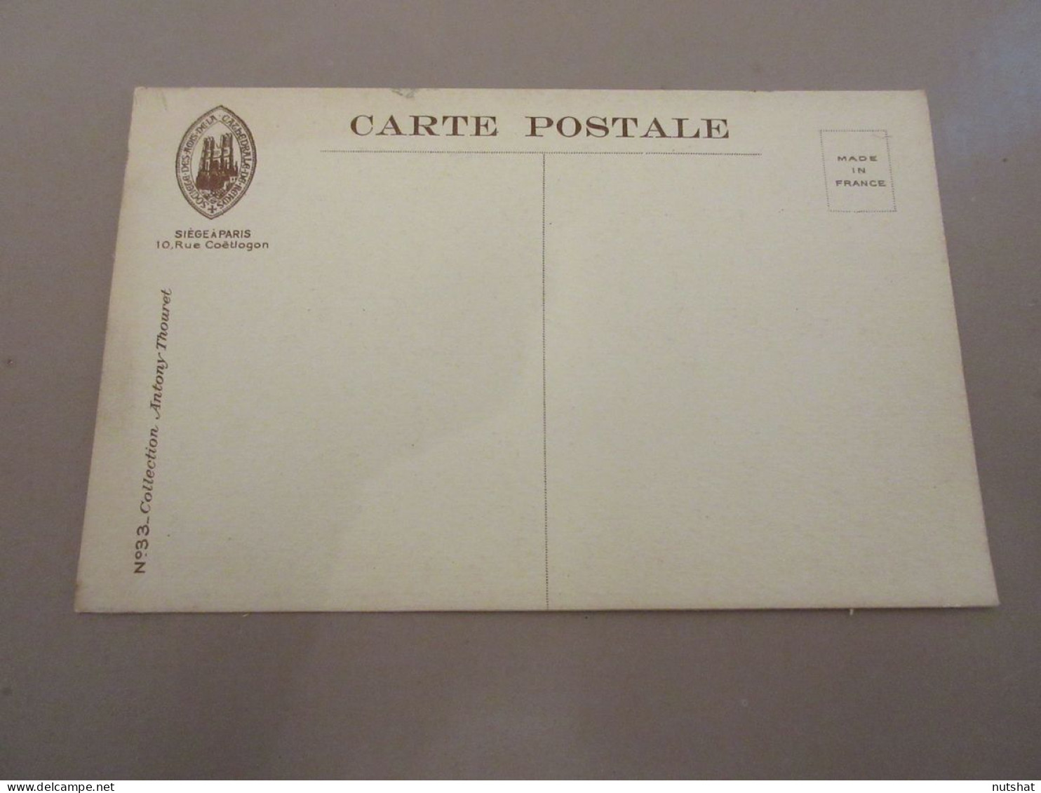 CP CARTE POSTALE MARNE 33 CATHEDRALE De REIMS DESTRUCTION VOUTE TRANSEPT 12.1916 - Reims