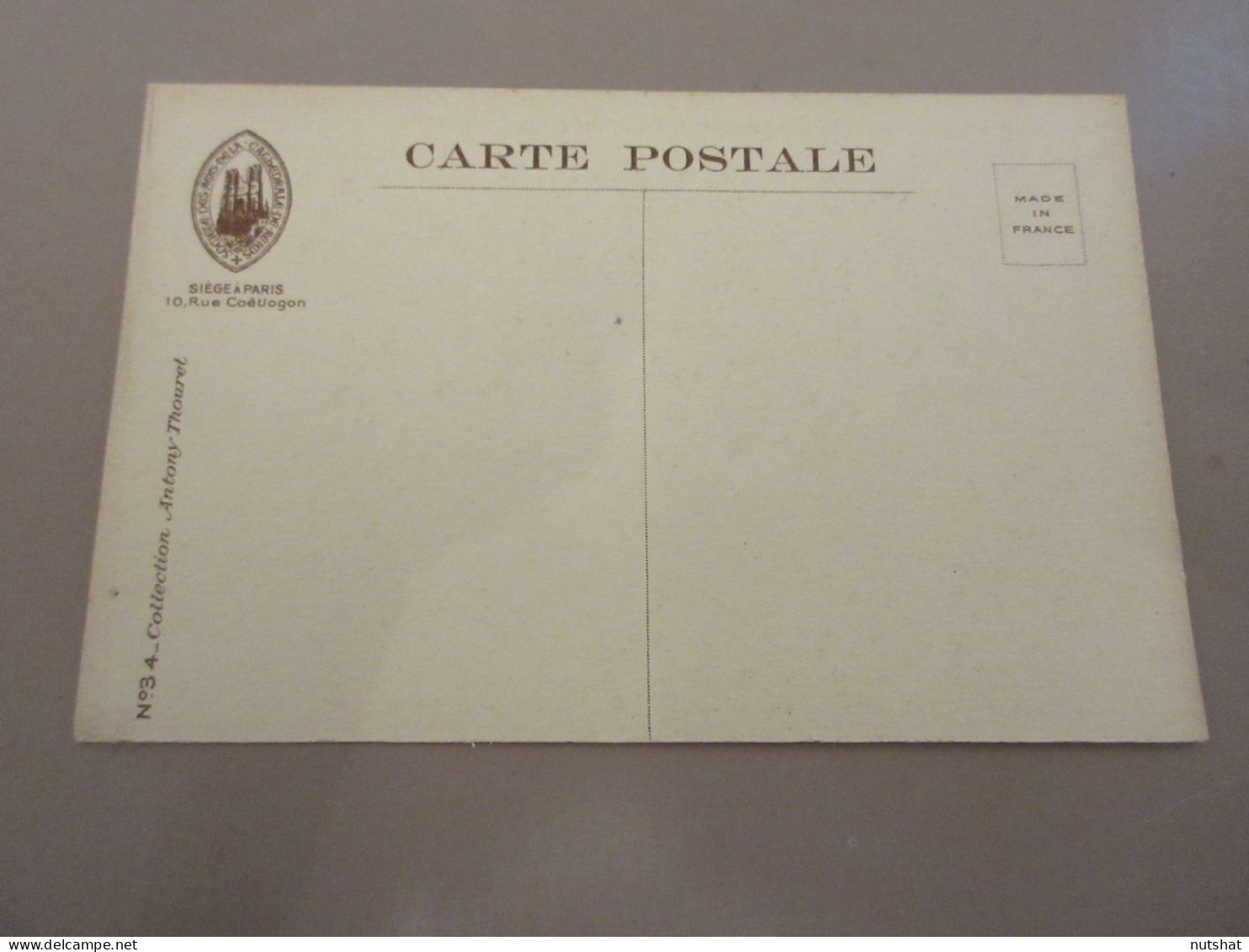 CP CARTE POSTALE MARNE 34 CATHEDRALE De REIMS La VISITATION PORCHE PRINCIPAL     - Reims