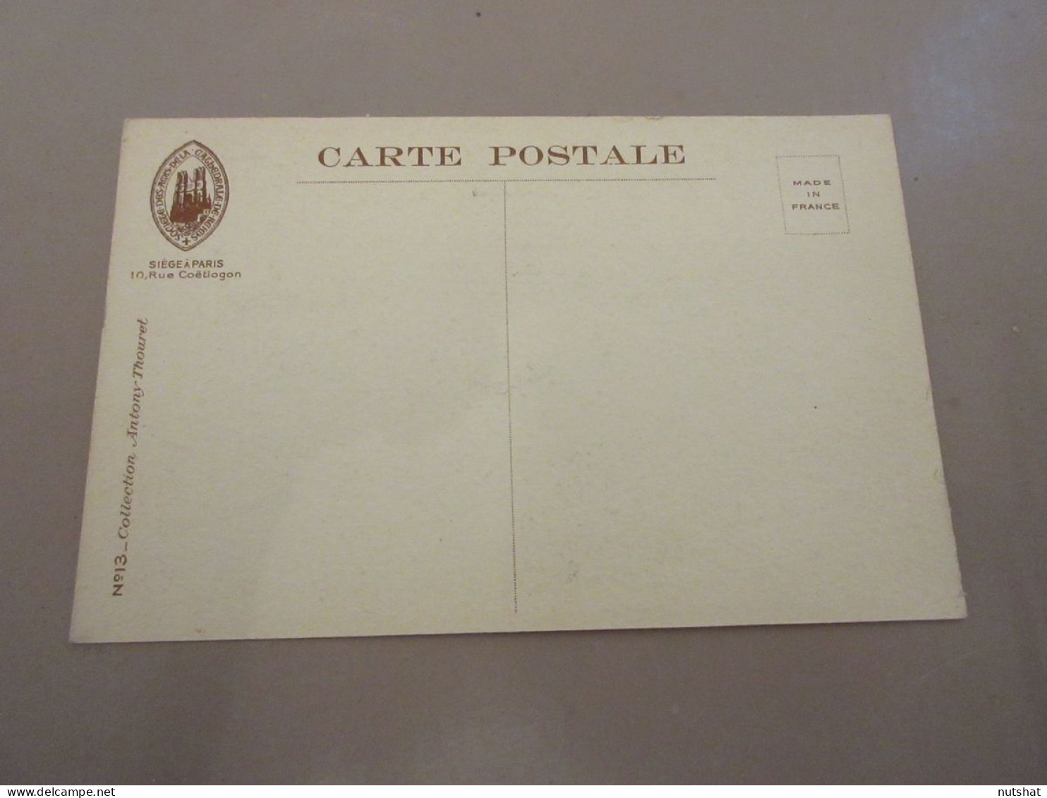 CP CARTE POSTALE MARNE 13 CATHEDRALE De REIMS PILE S.E. Du TRANSEPT DESAXEE      - Reims