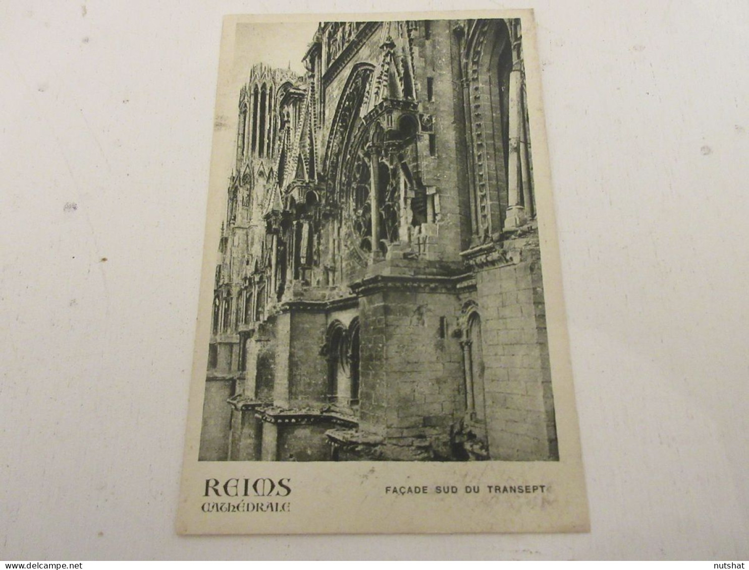 CP CARTE POSTALE MARNE 09 CATHEDRALE De REIMS FACADE SUD Du TRANSEPT             - Reims