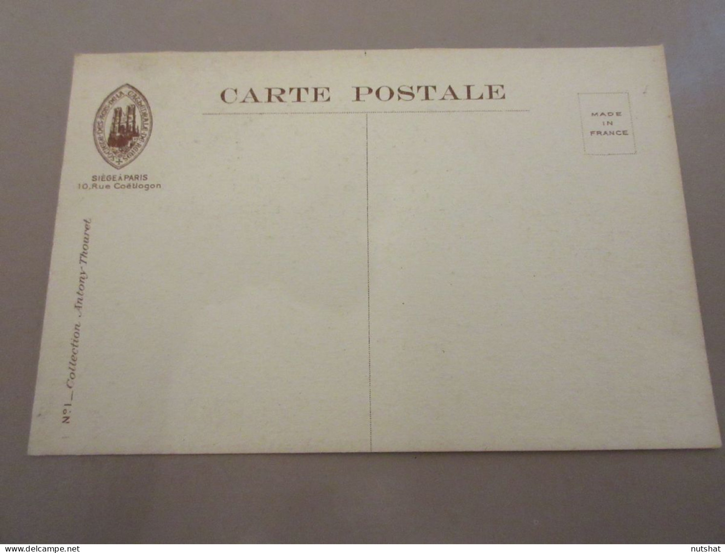 CP CARTE POSTALE MARNE 01 CATHEDRALE De REIMS ANGE Au SOURIRE En 1914 Et Ce JOUR - Reims
