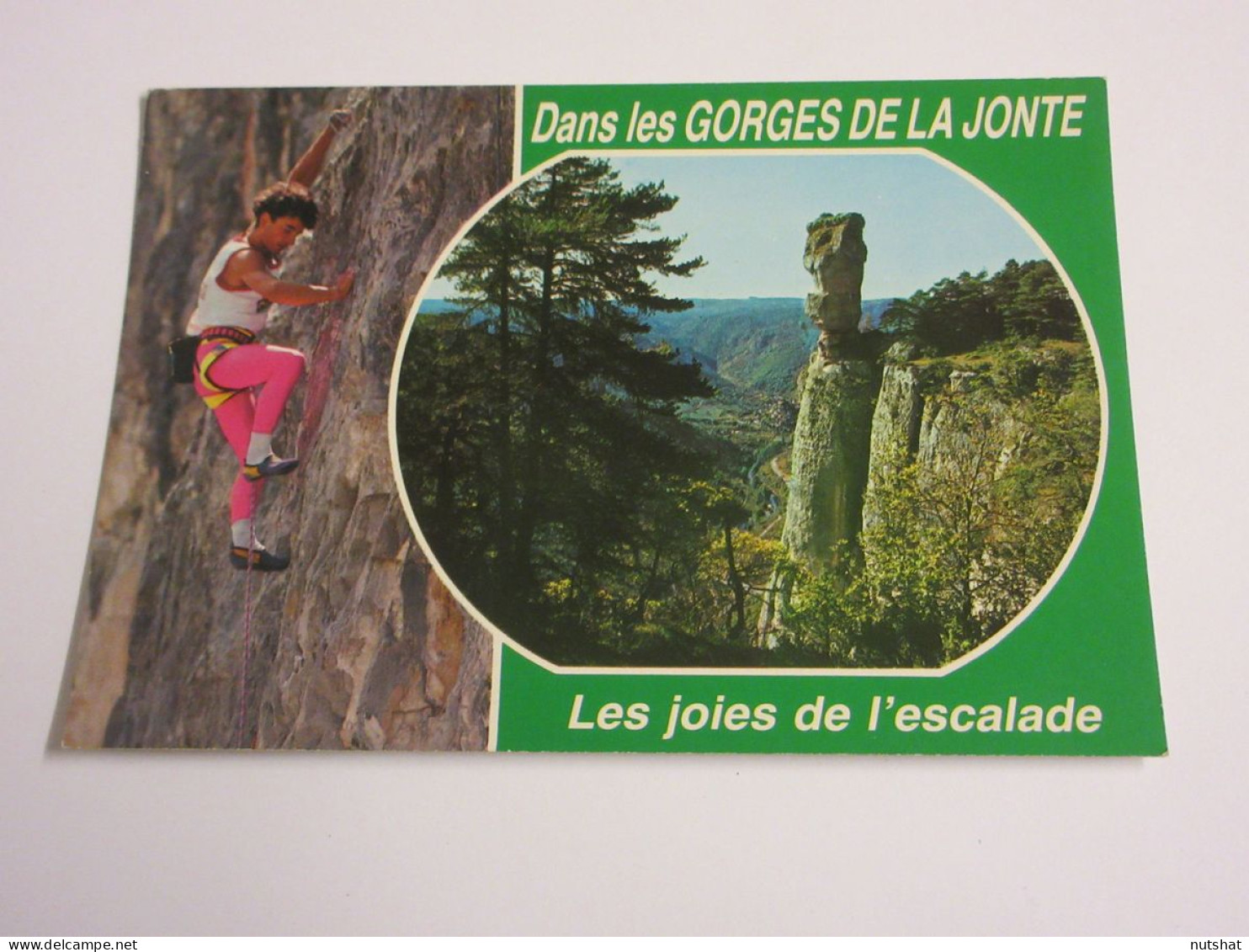 CP CARTE POSTALE LOZERE GORGES De La JONTE Les JOIES De L'ESCALADE VARAPPE       - Autres & Non Classés