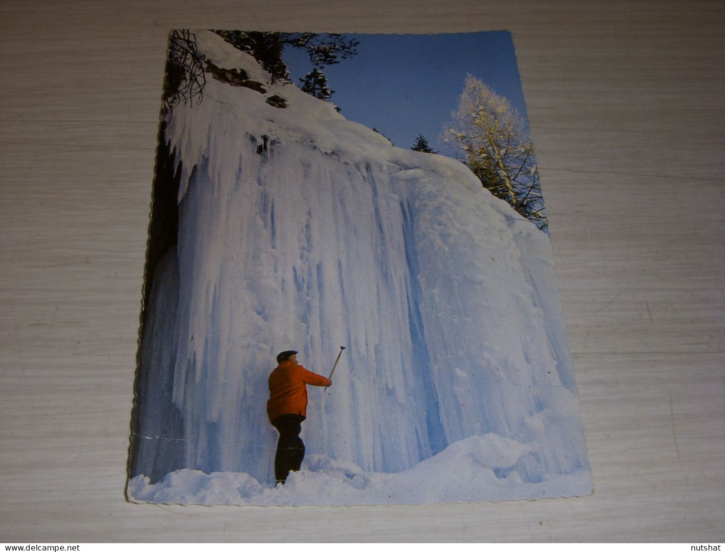 CP CARTE POSTALE L'HIVER Dans Les ALPES CASCADE De GLACE - ECRITE En 1969 - Other & Unclassified