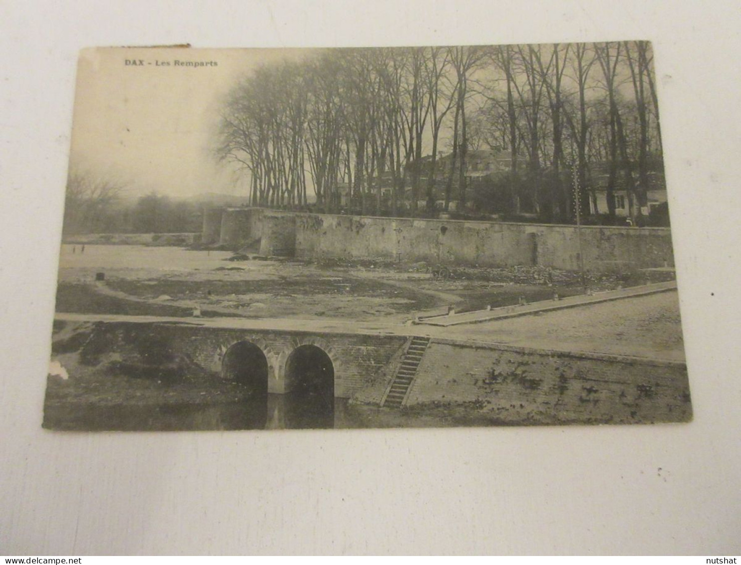 CP CARTE POSTALE LANDES DAX Les REMPARTS Et Les BOIS - Ecrite En 1904           - Dax