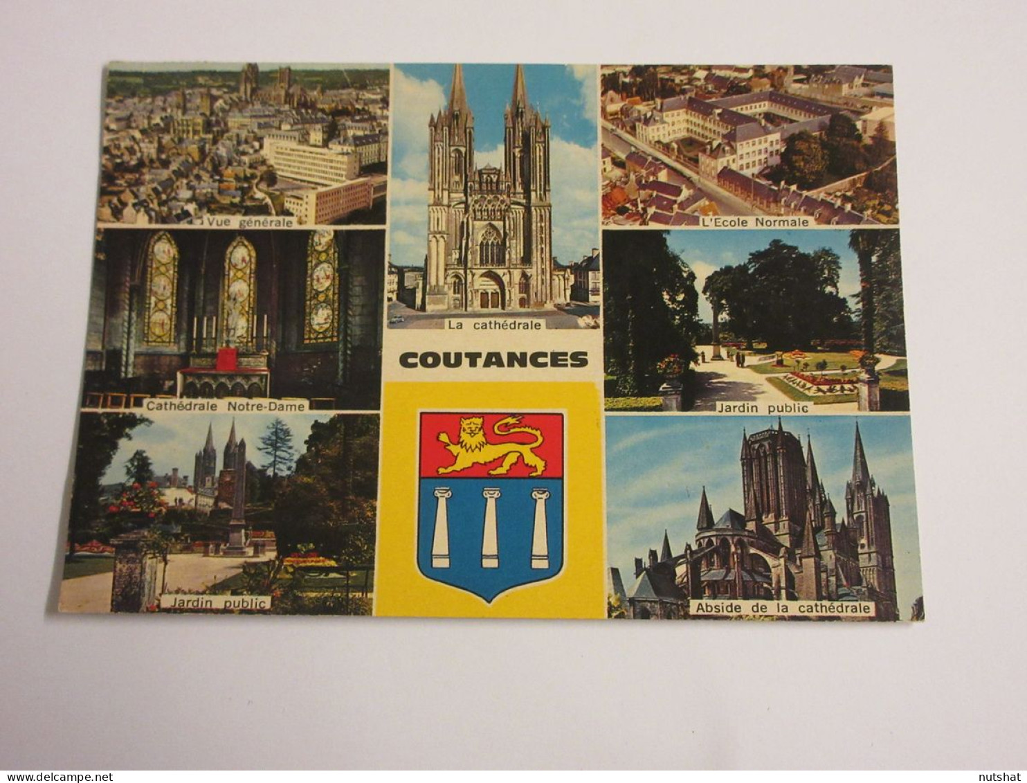 CP CARTE POSTALE MANCHE COUTANCES VUES DIVERSES - Ecrite En 1980 - Coutances