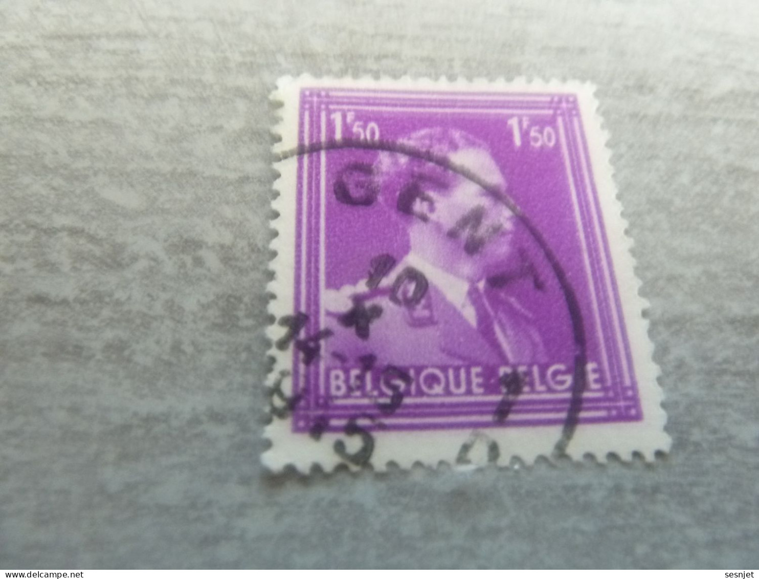 Belgique - Albert 1 - Val  1f.50 - Lilas - Oblitéré - Année 1945 - - Used Stamps