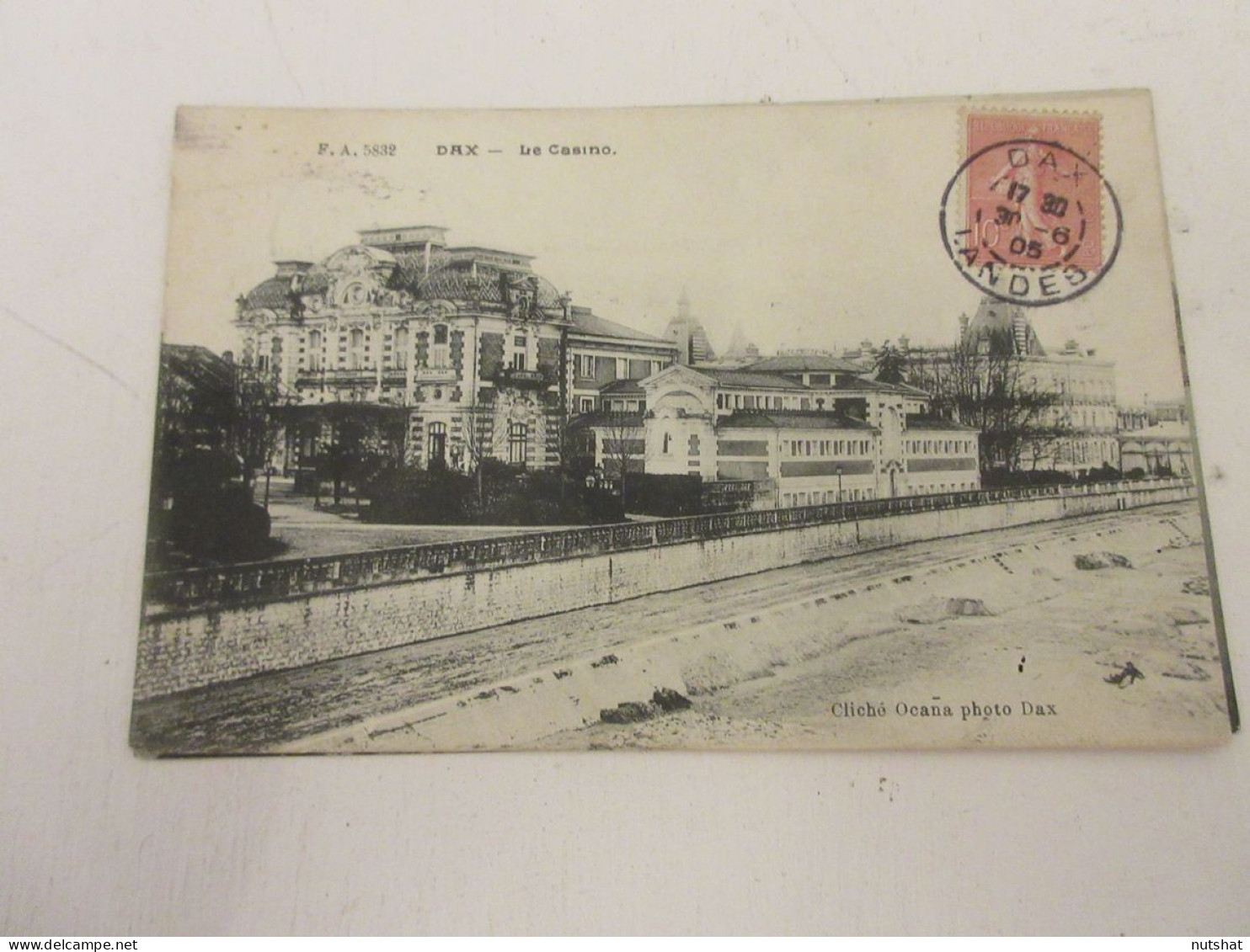 CP CARTE POSTALE LANDES DAX Le CASINO - Ecrite En 1905                          - Dax