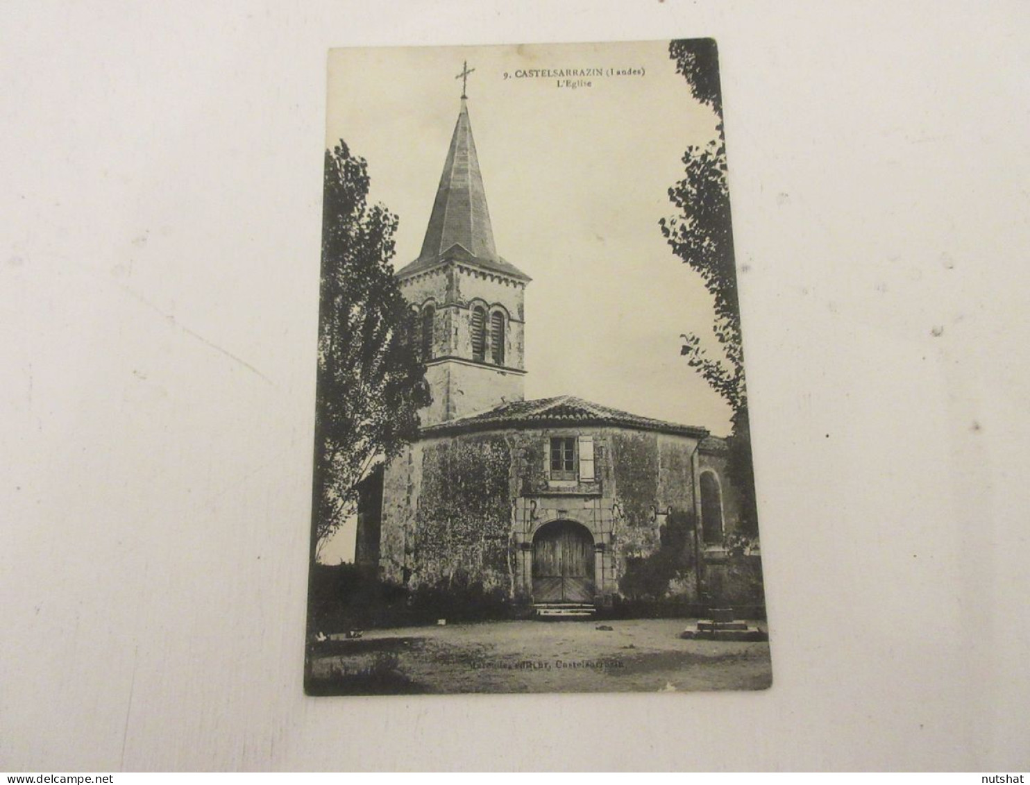 CP CARTE POSTALE LANDES CASTELSARRAZIN L'EGLISE - Vierge                         - Altri & Non Classificati