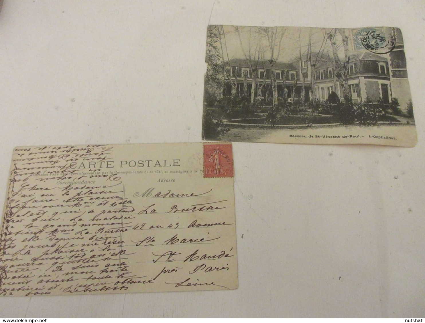 CP CARTE POSTALE LANDES BERCEAU De SAINT VINCENT De PAUL - Ecrite                - Other & Unclassified