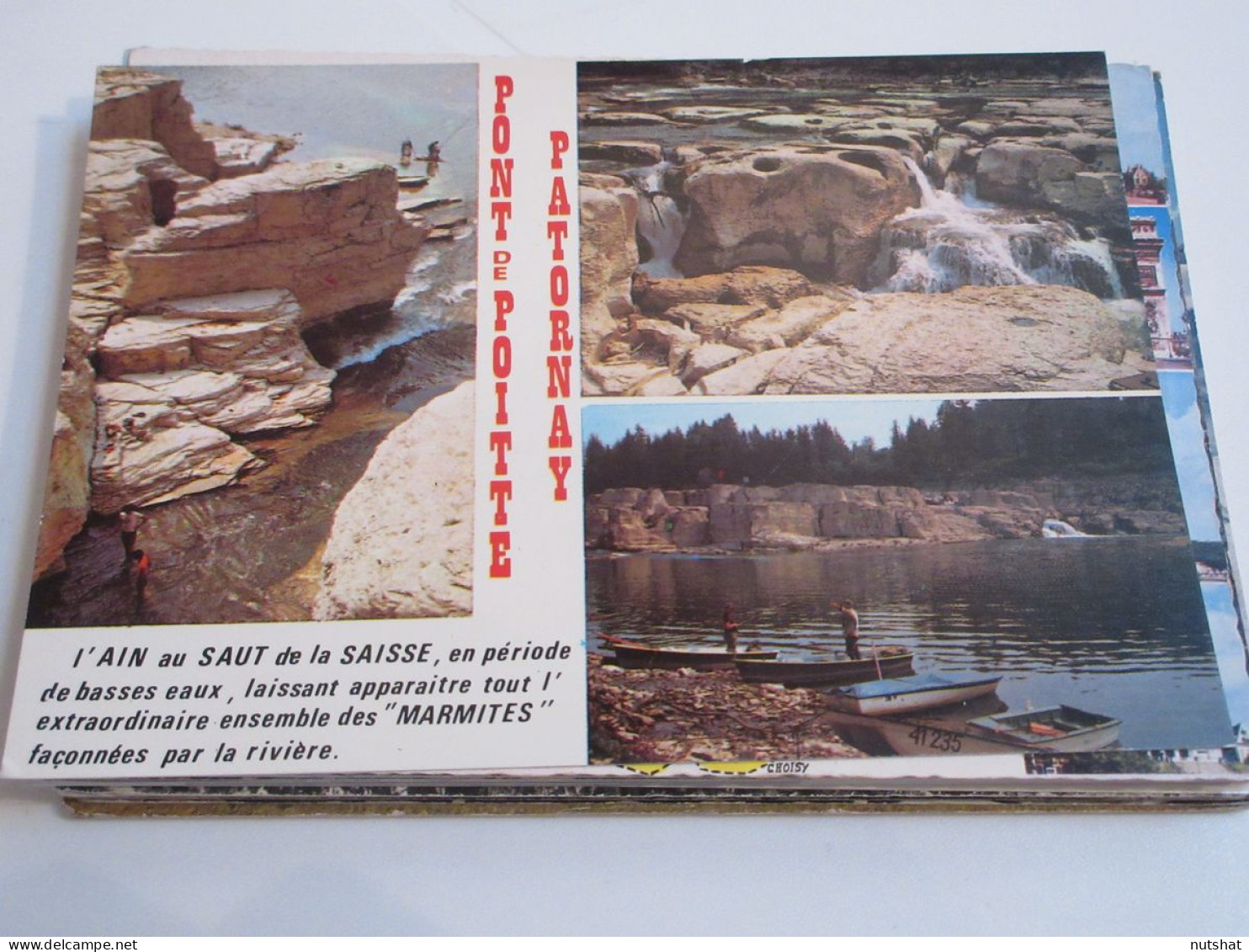 CP CARTE POSTALE JURA PATORNAY PONT De POITTE SAUT De La SAISSE - Vierge - Autres & Non Classés