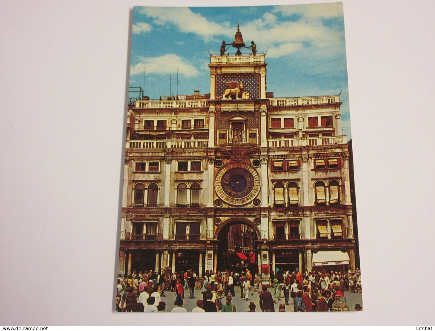 CP CARTE POSTALE ITALIE VENETIE VENISE PLACE St MARC TOUR De L'HORLOGE - Ecrite - Venezia (Venedig)