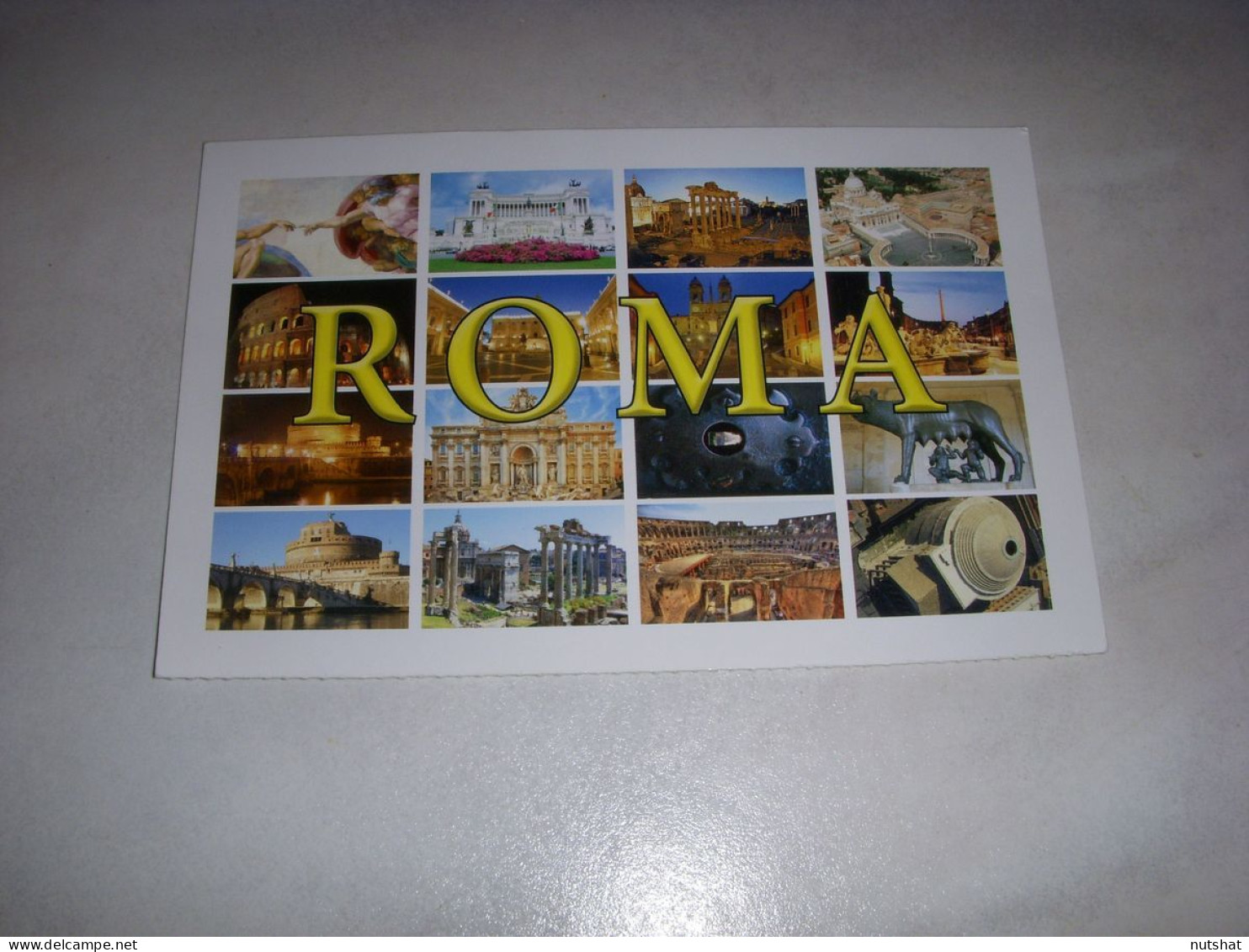 CP CARTE POSTALE ITALIE ROME VUES DIVERSES - Ecrite - Sonstige & Ohne Zuordnung