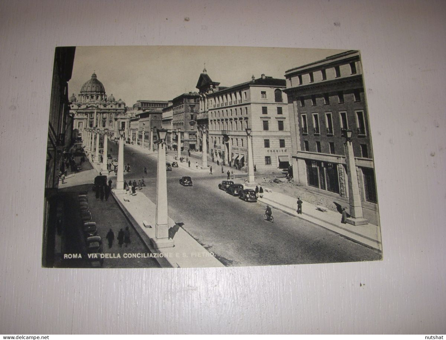 CP CARTE POSTALE ITALIE ROME RUE De La CONCILIATION Et SAINT PIERRE - Vierge - San Pietro