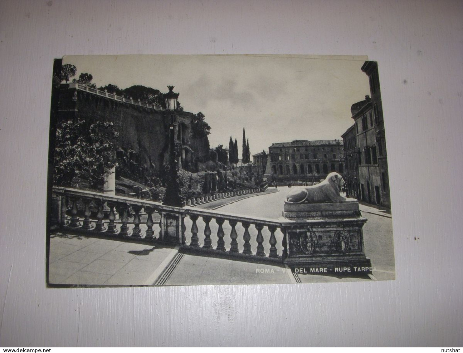 CP CARTE POSTALE ITALIE ROME RUE De La MER ROCHE TARPEIENNE - Vierge - Andere Monumenten & Gebouwen