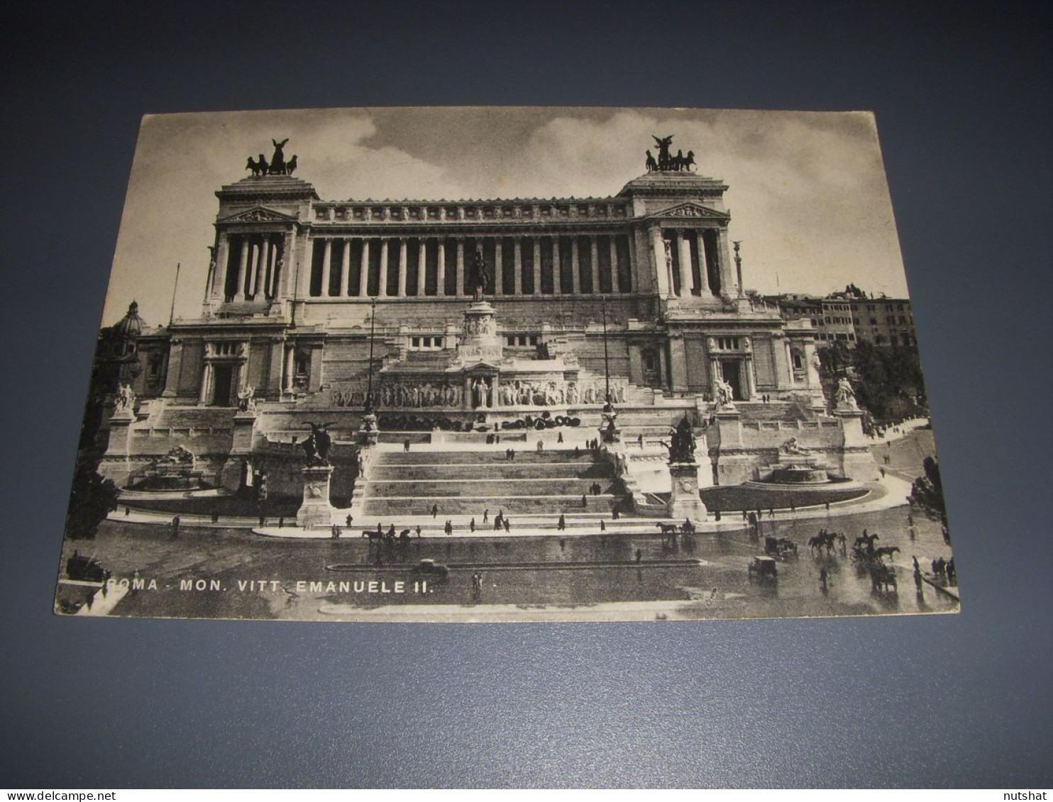 CP CARTE POSTALE ITALIE ROME MONUMENT VICTOR EMMANUEL II - Vierge - Andere Monumente & Gebäude