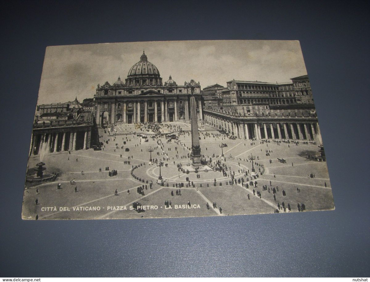 CP CARTE POSTALE ITALIE ROME CITE Du VATICAN PLACE St PIERRE BASILIQUE - Vierge  - San Pietro