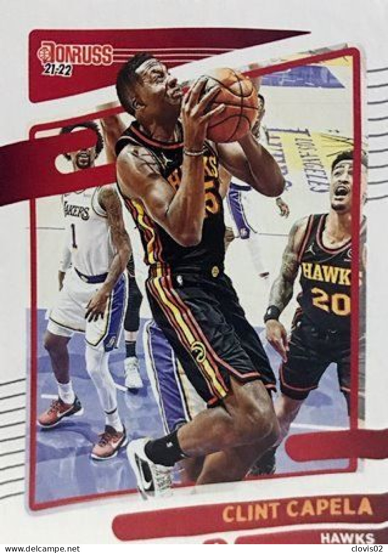 33 Clint Capela - Atlanta Hawks - Carte Panini NBA Donruss 2021-2022 - Sonstige & Ohne Zuordnung