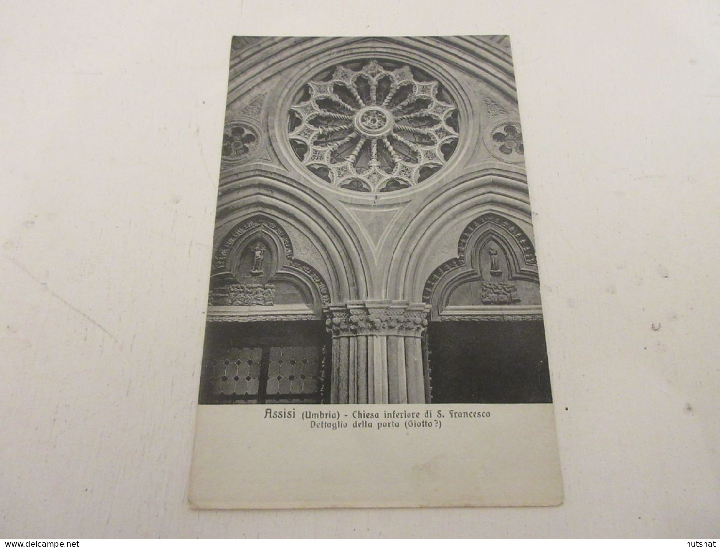 CP CARTE POSTALE ITALIE OMBRIE ASSISE DECOUPE De PORTE EGLISE St FRANCOIS        - Other & Unclassified