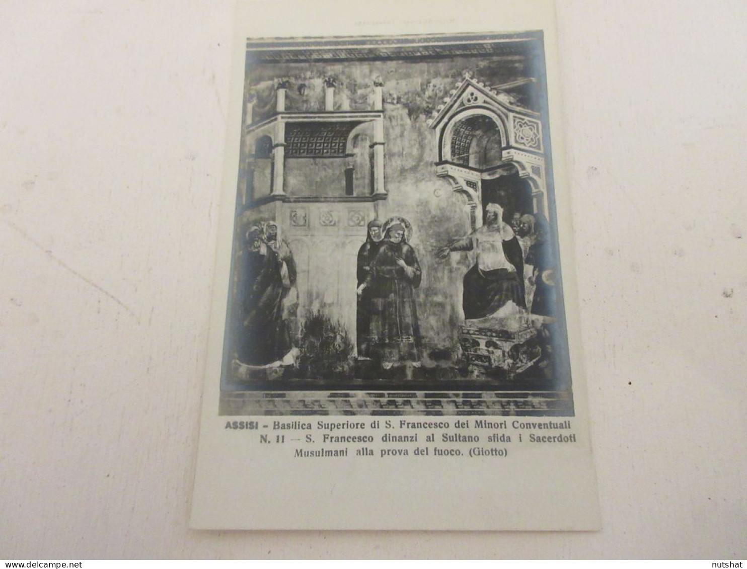 CP CARTE POSTALE ITALIE OMBRIE ASSISE 11 GIOTTO St FRANCOIS DEVANT SULTAN AFIDA  - Andere & Zonder Classificatie