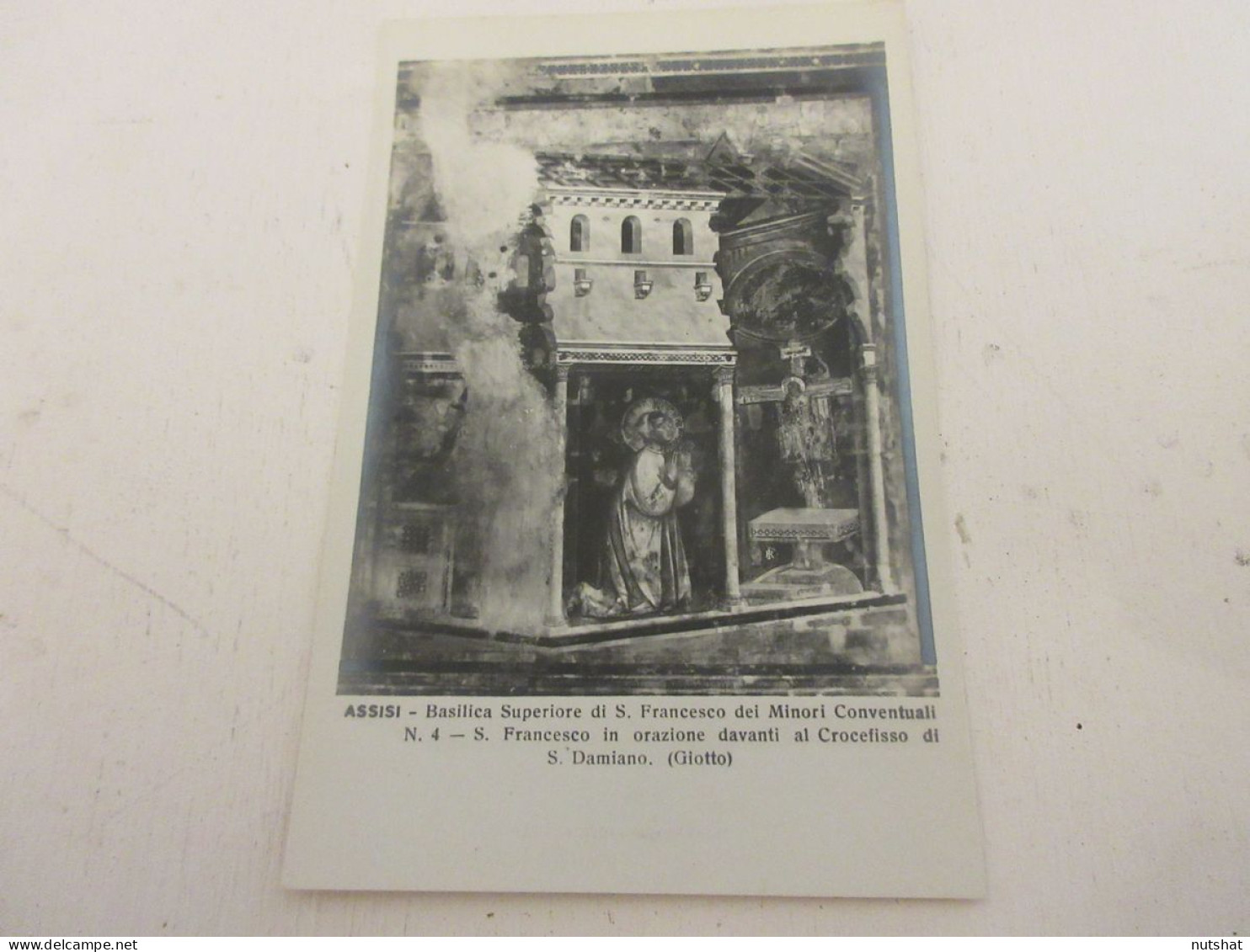 CP CARTE POSTALE ITALIE OMBRIE ASSISE 04 GIOTTO SAINT FRANCOIS En PRIERE         - Other & Unclassified