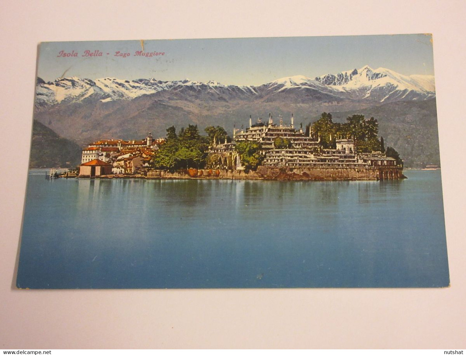 CP CARTE POSTALE ITALIE PIEMONT ISOLA BELLA LAC MAJEUR VUE GENERALE - Ecrite  - Autres & Non Classés