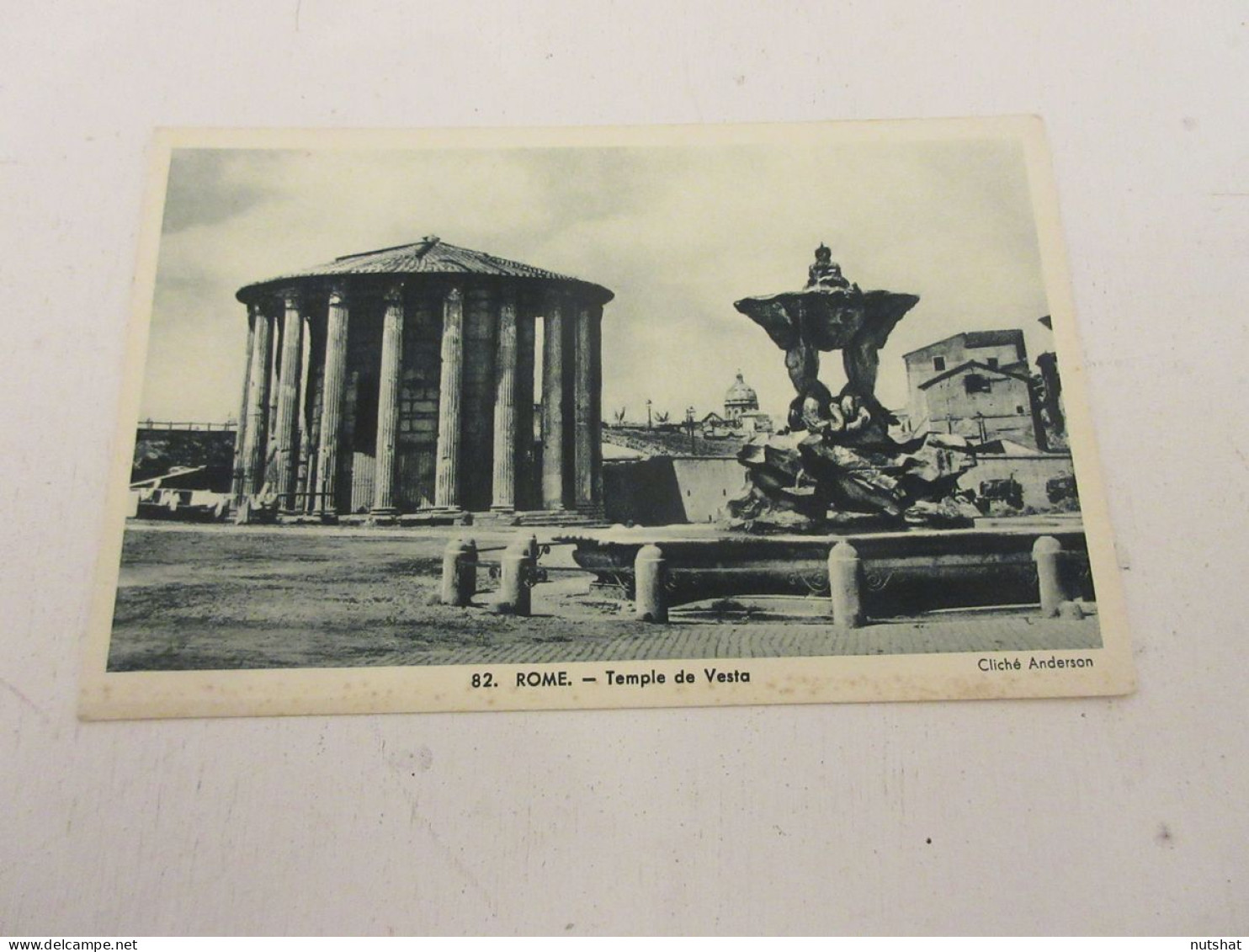 CP CARTE POSTALE ITALIE LATIUM ROME TEMPLE De VESTO - Vierge - Fontana Di Trevi