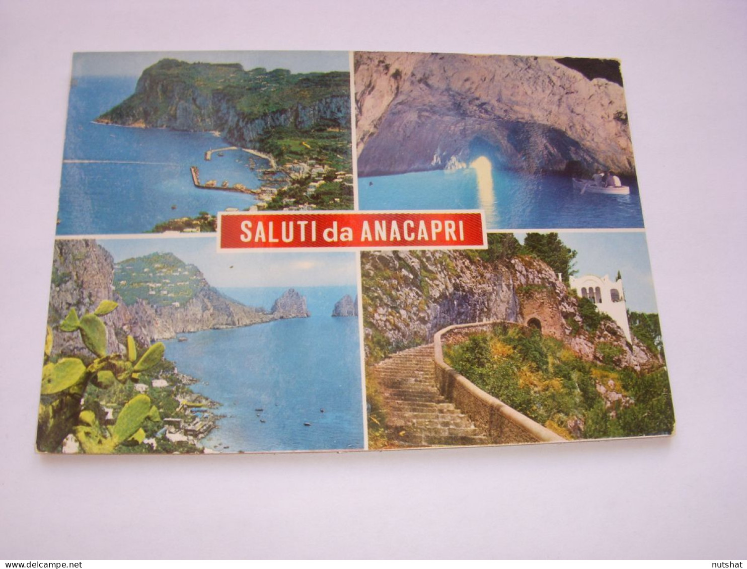 CP CARTE POSTALE ITALIE ANACAPRI VUES GENERALES - Ecrite - Napoli (Naples)