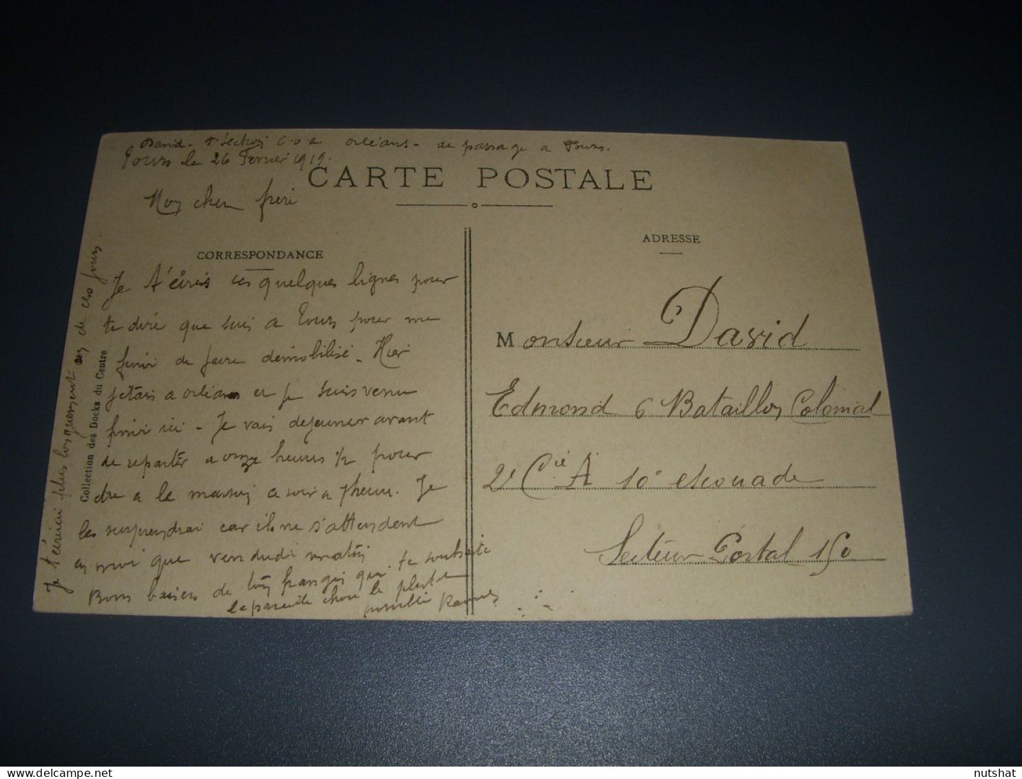 CP CARTE POSTALE INDRE Et LOIRE VILLANDRY Le CHATEAU - Ecrite En 1919 - Sonstige & Ohne Zuordnung