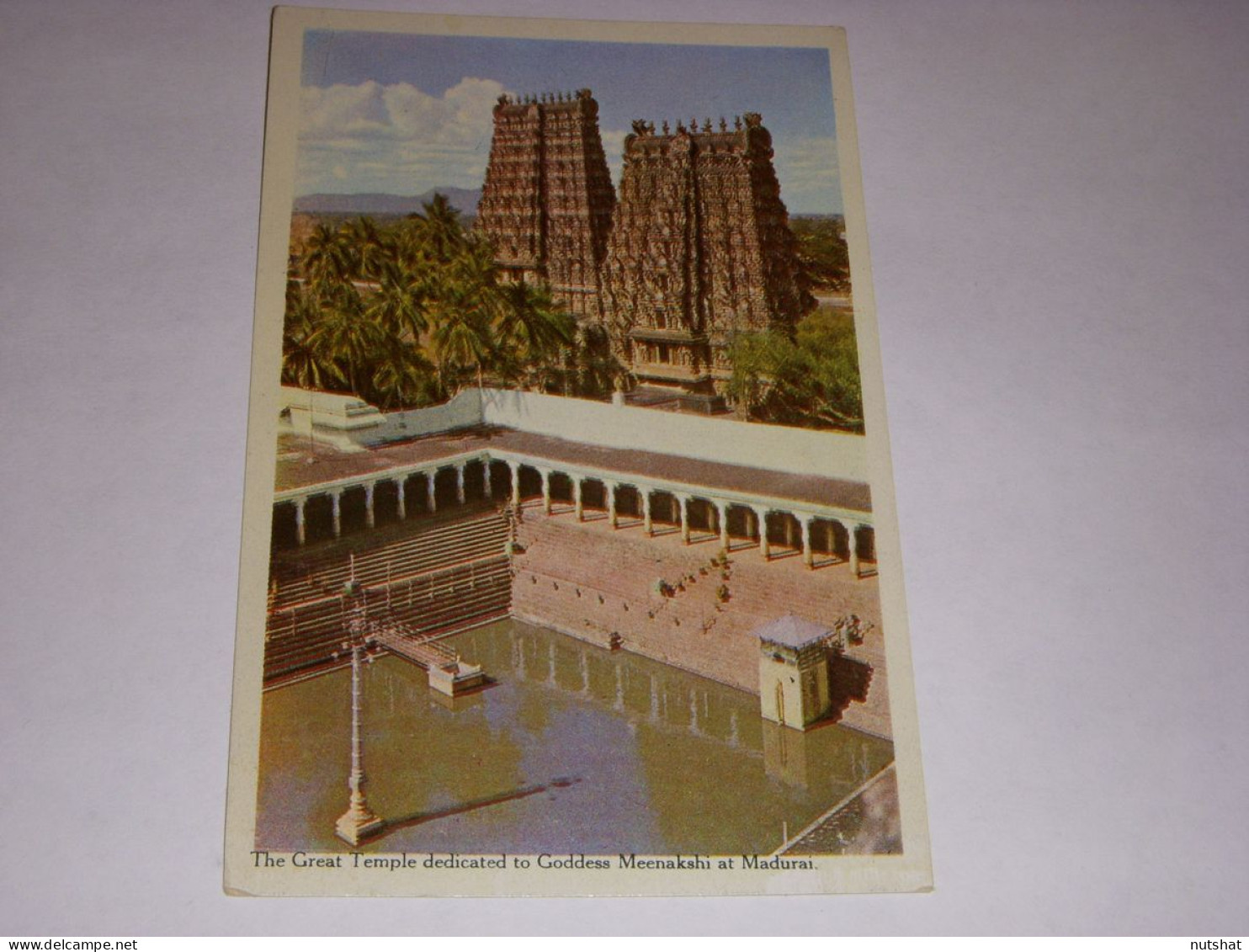 CP CARTE POSTALE INDE MADURAI TEMPLE DEDIEE A GODDESS MEENAKSHI - Vierge - Inde