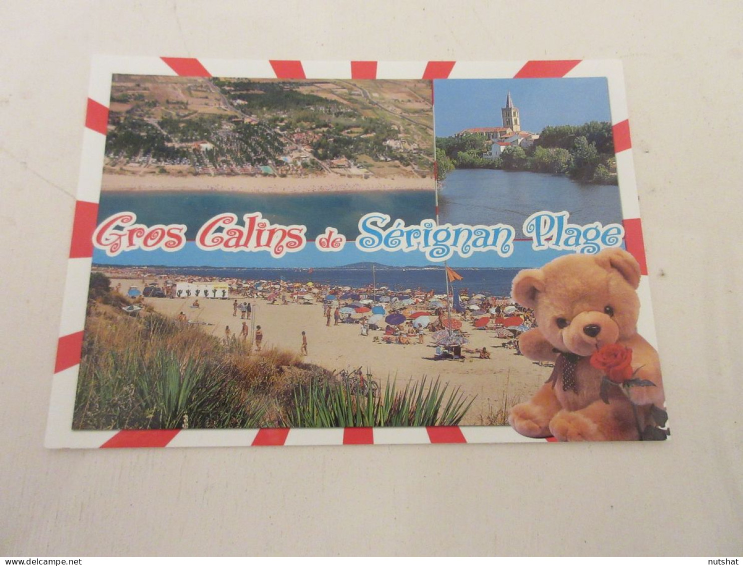 CP CARTE POSTALE HERAULT SERIGNAN PLAGE GROS CALINS VUES DIVERSES - Ecrite - Sonstige & Ohne Zuordnung