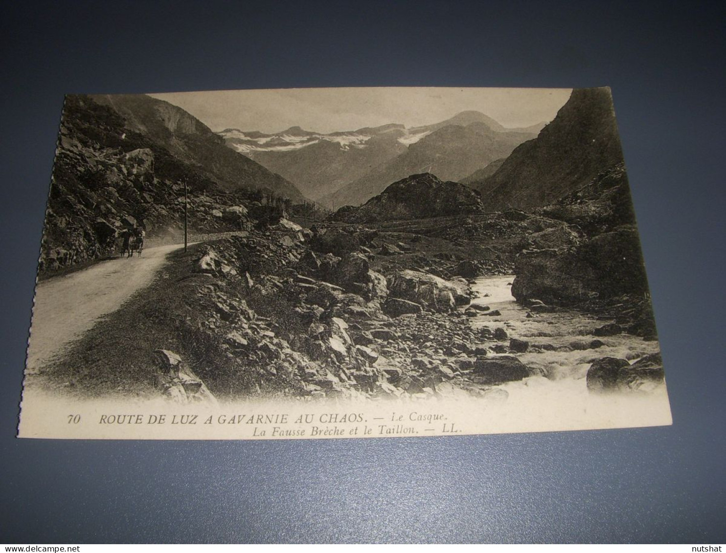 CP CARTE POSTALE HAUTES PYRENEES ROUTE De LUZ A GAVARNIE Au CHAOS - Vierge - Other & Unclassified