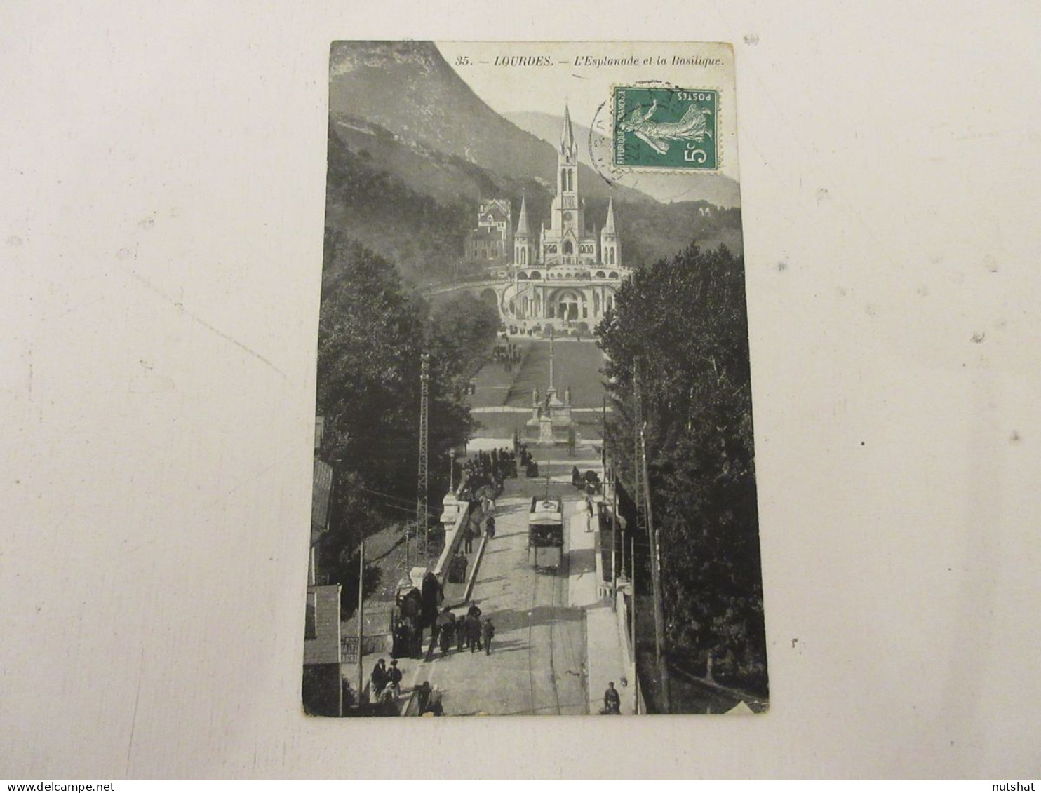 CP CARTE POSTALE HAUTES PYRENEES LOURDES L'ESPLANADE Et La BASILIQUE            - Lourdes