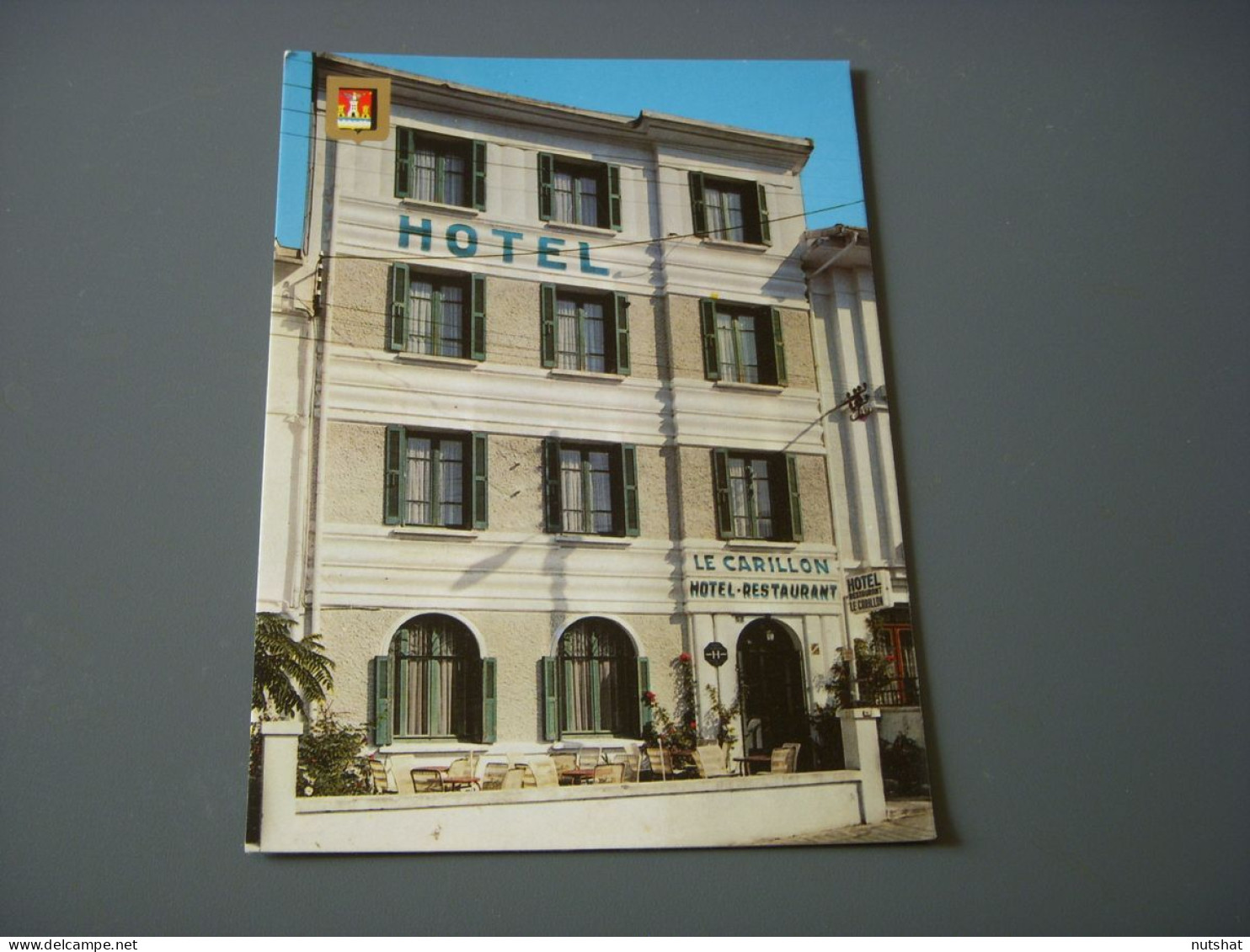 CP CARTE POSTALE HAUTES PYRENEES LOURDES HOTEL Le CARILLON - Vierge - Lourdes