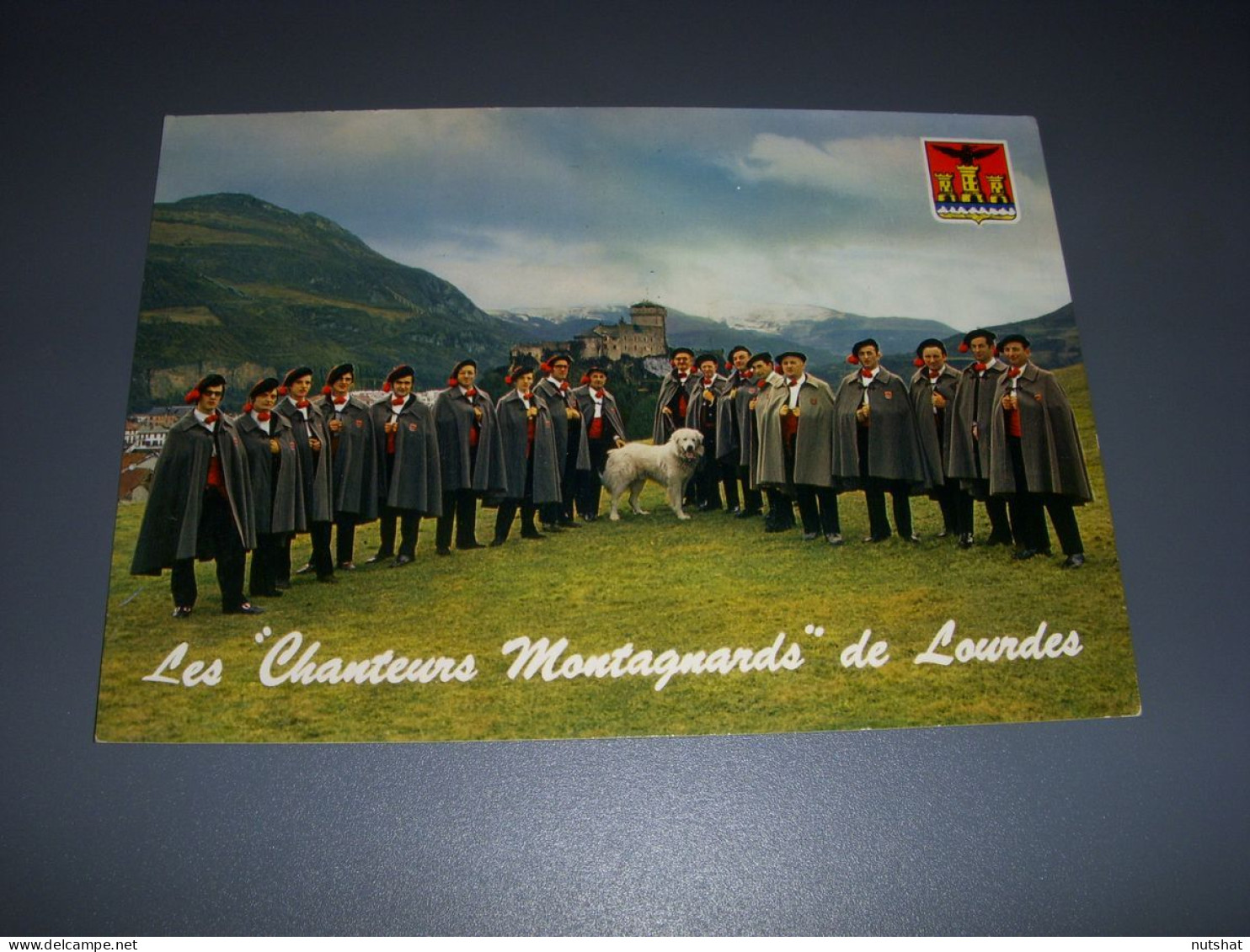 CP CARTE POSTALE HAUTES PYRENEES LOURDES CHATEAU Les CHANTEURS MONTAGNARDS       - Lourdes