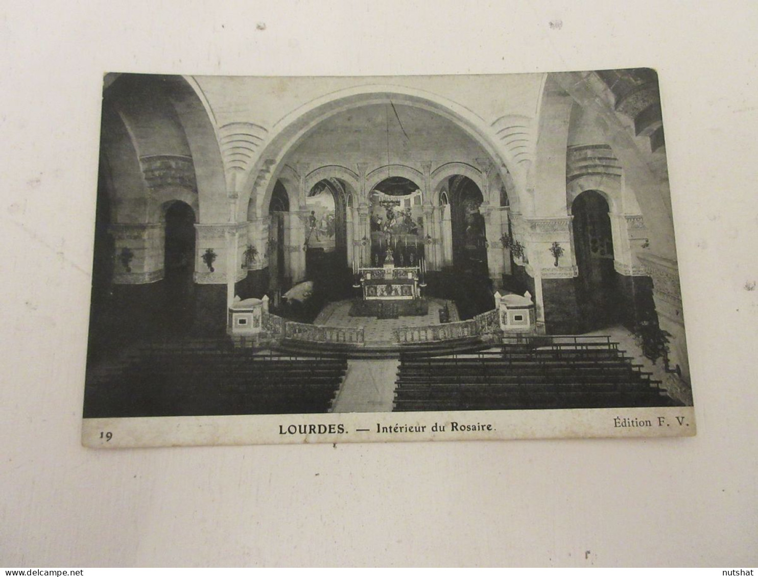 CP CARTE POSTALE HAUTES PYRENEES LOURDES BASILIQUE INTERIEUR Du ROSAIRE         - Lourdes