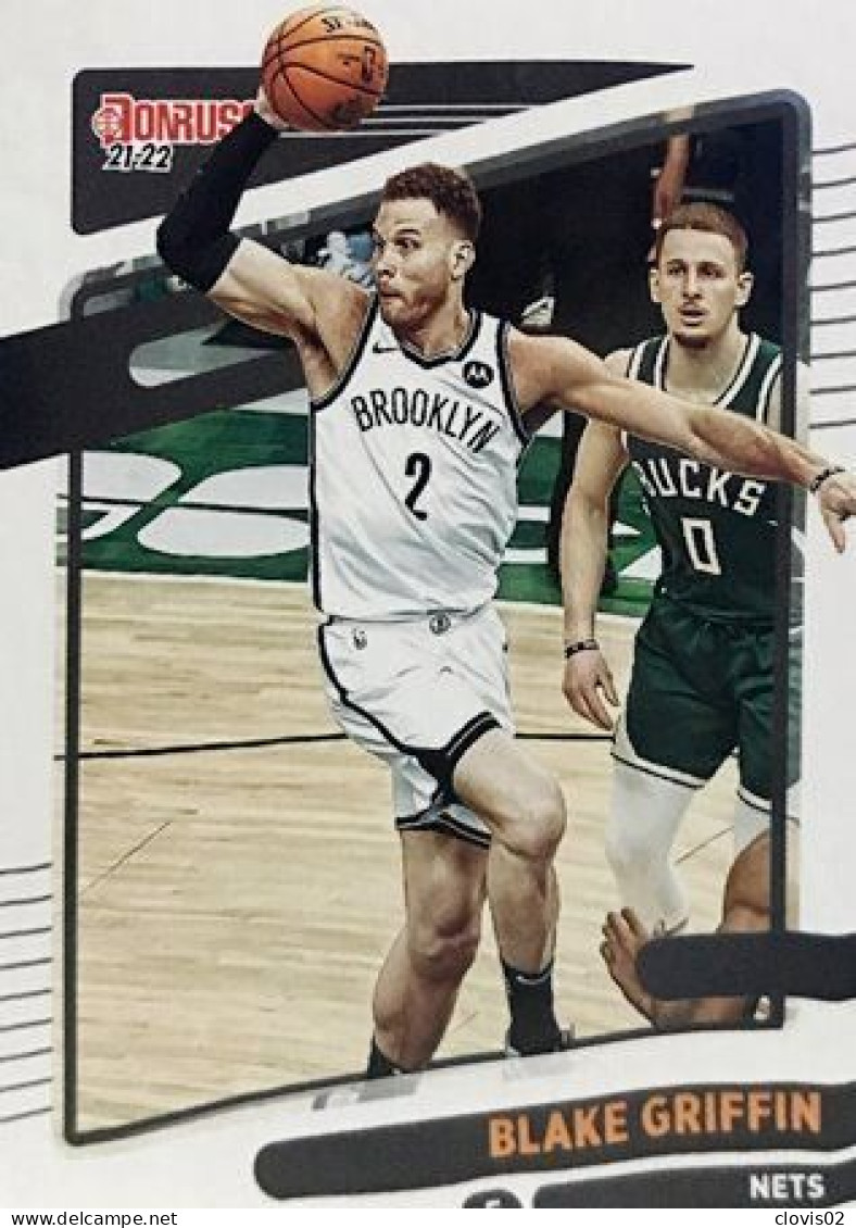 35 Blake Griffin - Brooklyn Nets - Carte Panini NBA Donruss 2021-2022 - Otros & Sin Clasificación