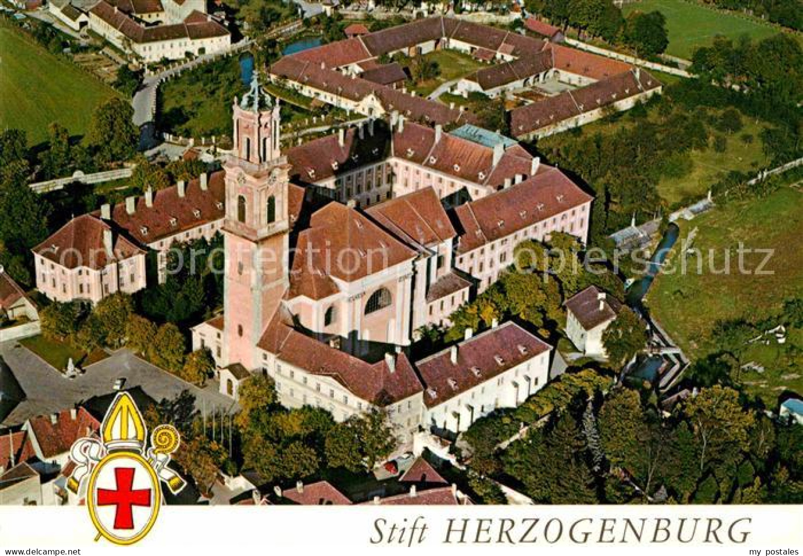 72719485 Herzogenburg Fliegeraufnahme Augustiner Chorherrenstift Herzogenburg - Sonstige & Ohne Zuordnung