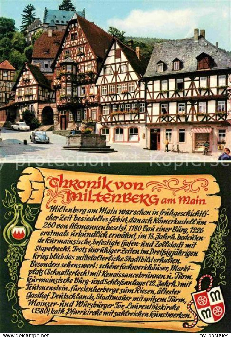 72719471 Miltenberg Main Chronik Marktplatz Fachwerk Miltenberg - Other & Unclassified