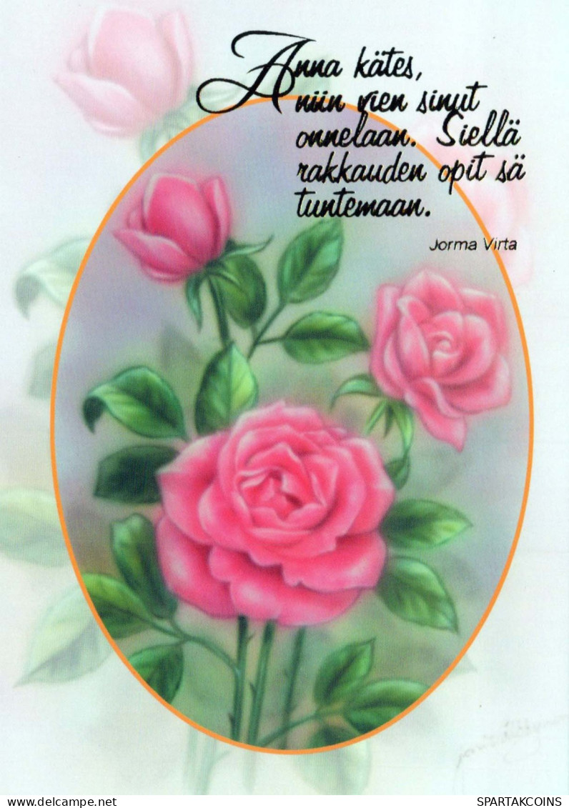 FLORES Vintage Tarjeta Postal CPSM #PAS703.ES - Fleurs