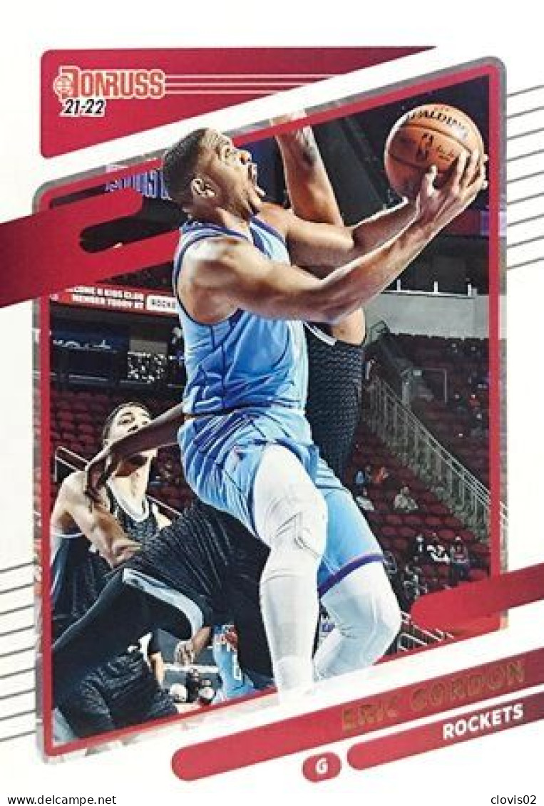 37 Eric Gordon - Houston Rockets - Carte Panini NBA Donruss 2021-2022 - Sonstige & Ohne Zuordnung