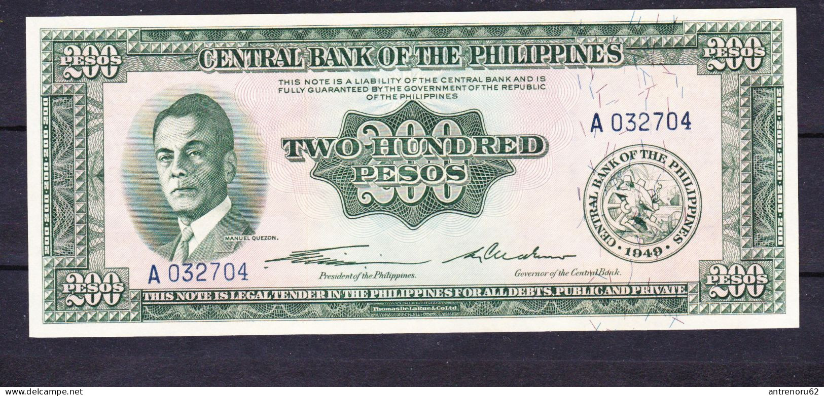 BANKNOTES-1949-PHILIPPINES-200-UNC-SEE-SCAN - Philippinen